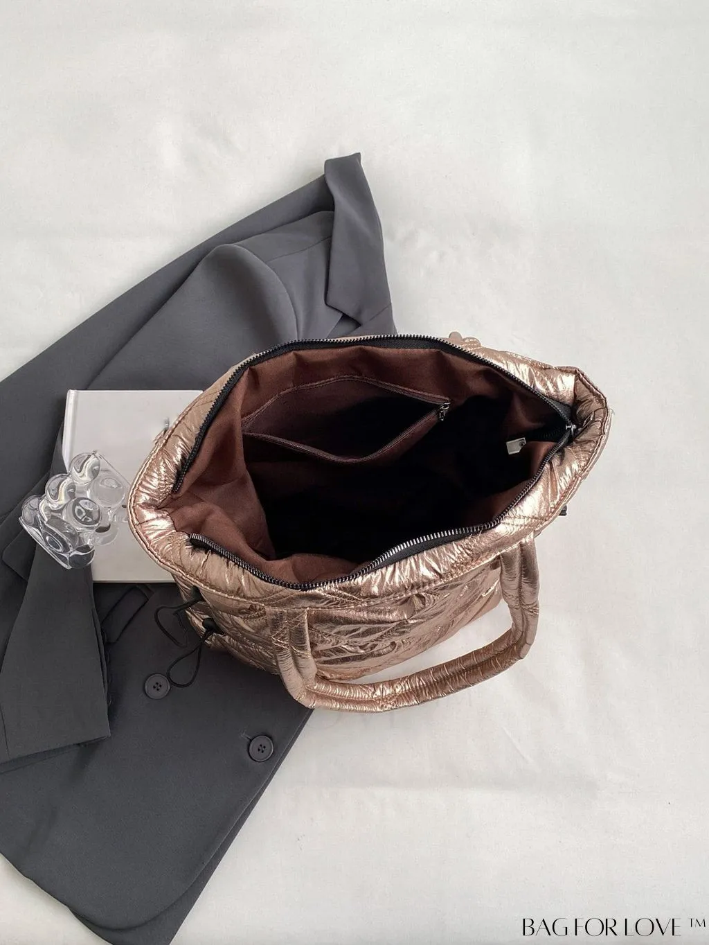 BagForLove - Premium Stitched Tote Bag with Drawstring - Large Capacity for Commuting