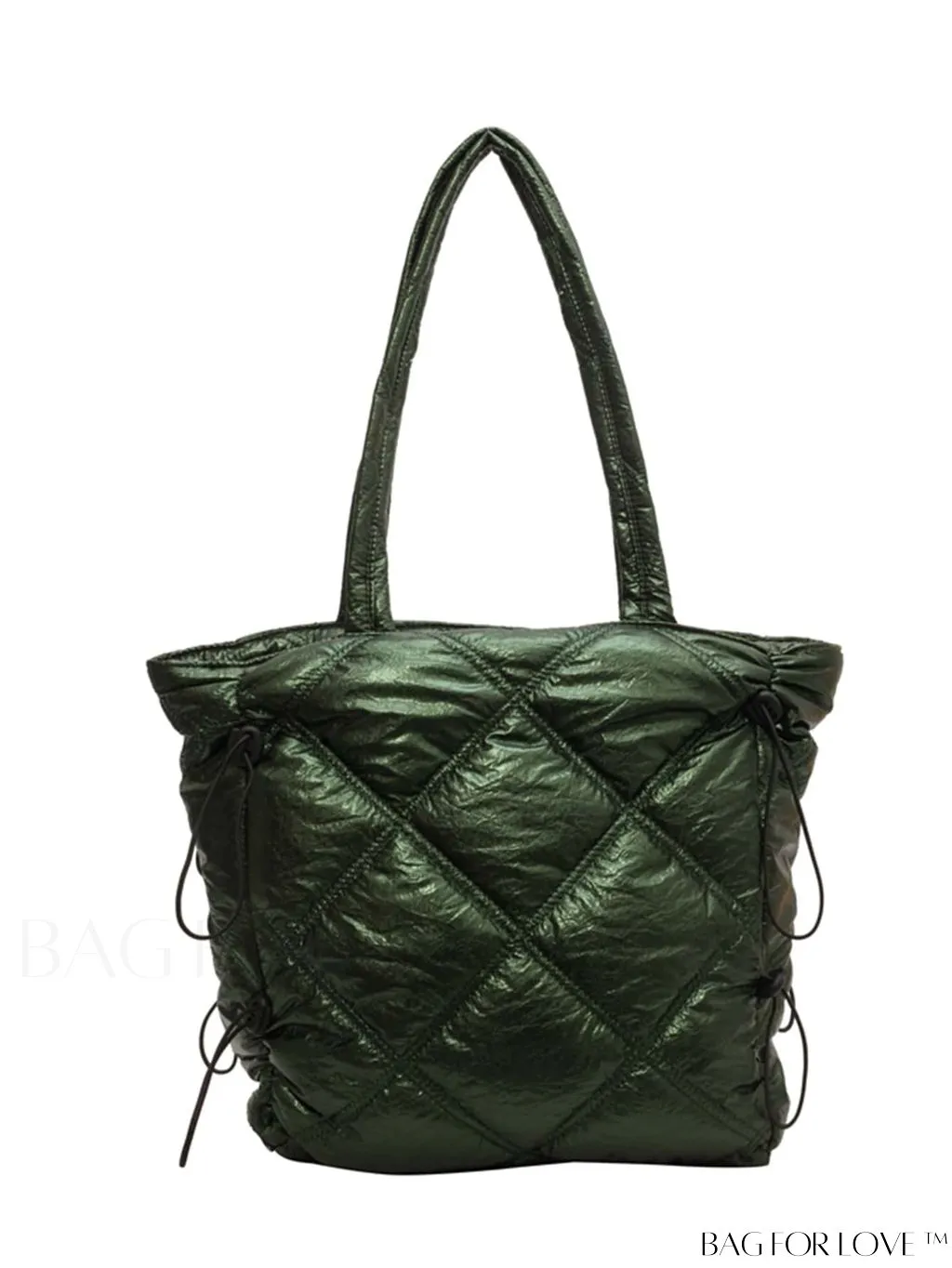 BagForLove - Premium Stitched Tote Bag with Drawstring - Large Capacity for Commuting