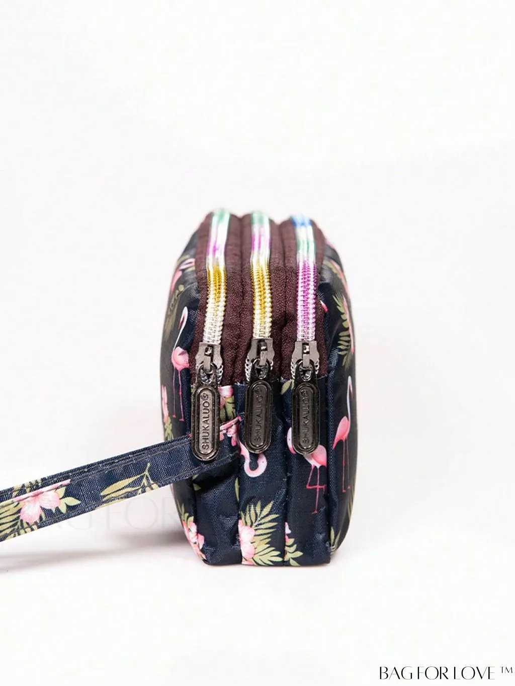 BagForLove - Stylish Floral Print Long Wallet: Waterproof, Zippered & Spacious Coin Purse