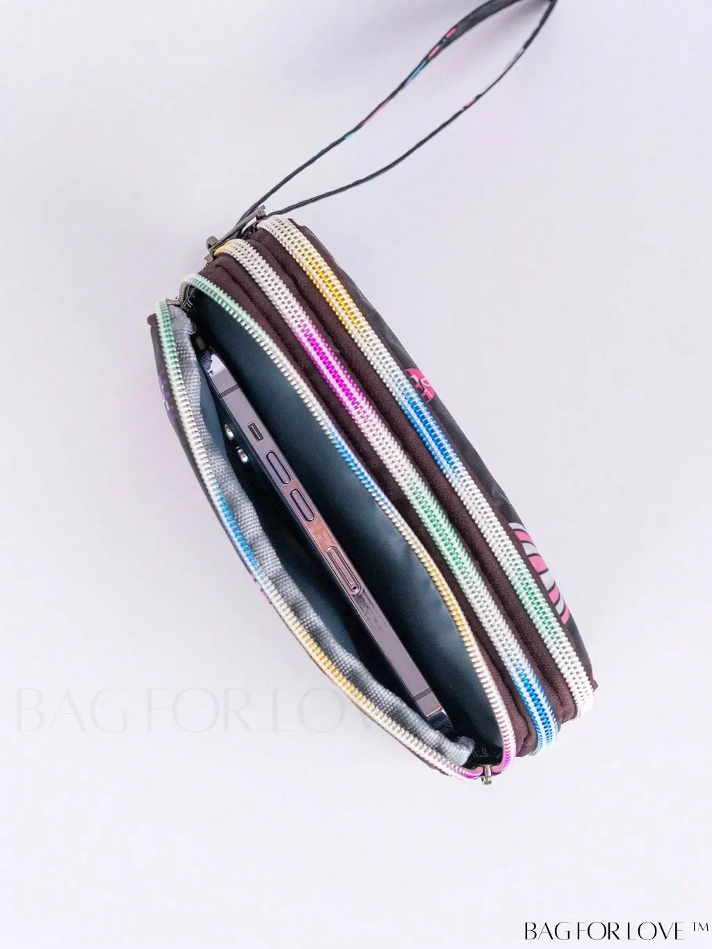 BagForLove - Stylish Floral Print Long Wallet: Waterproof, Zippered & Spacious Coin Purse