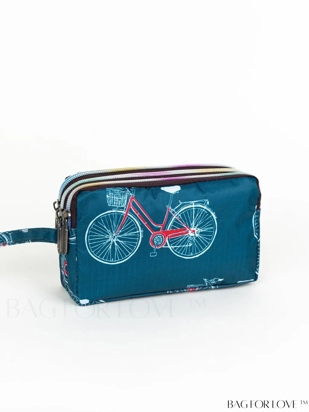 BagForLove - Stylish Floral Print Long Wallet: Waterproof, Zippered & Spacious Coin Purse