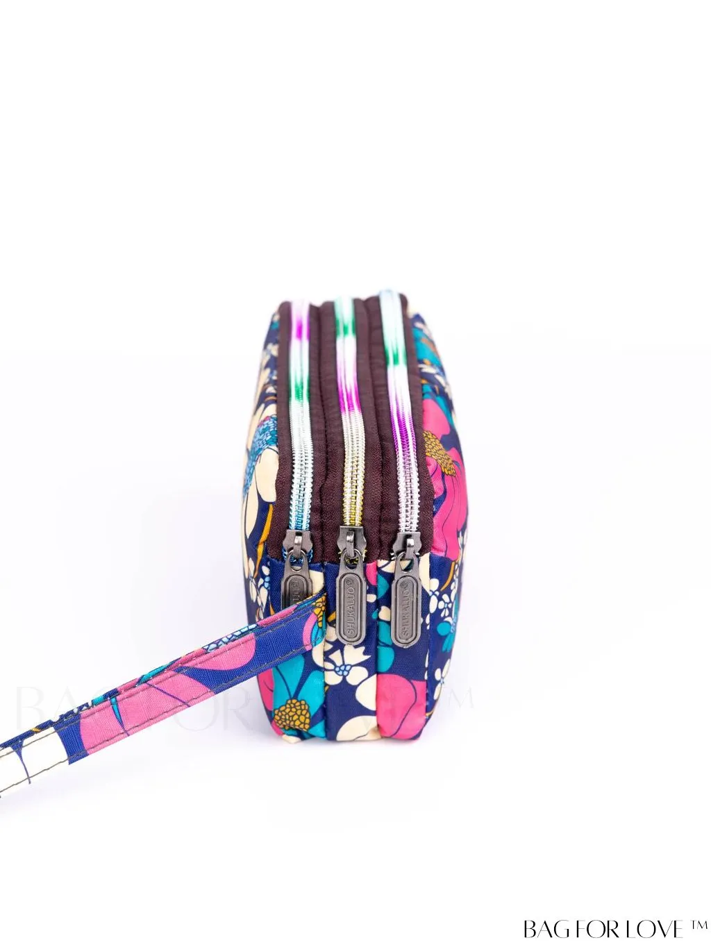 BagForLove - Stylish Floral Print Long Wallet: Waterproof, Zippered & Spacious Coin Purse