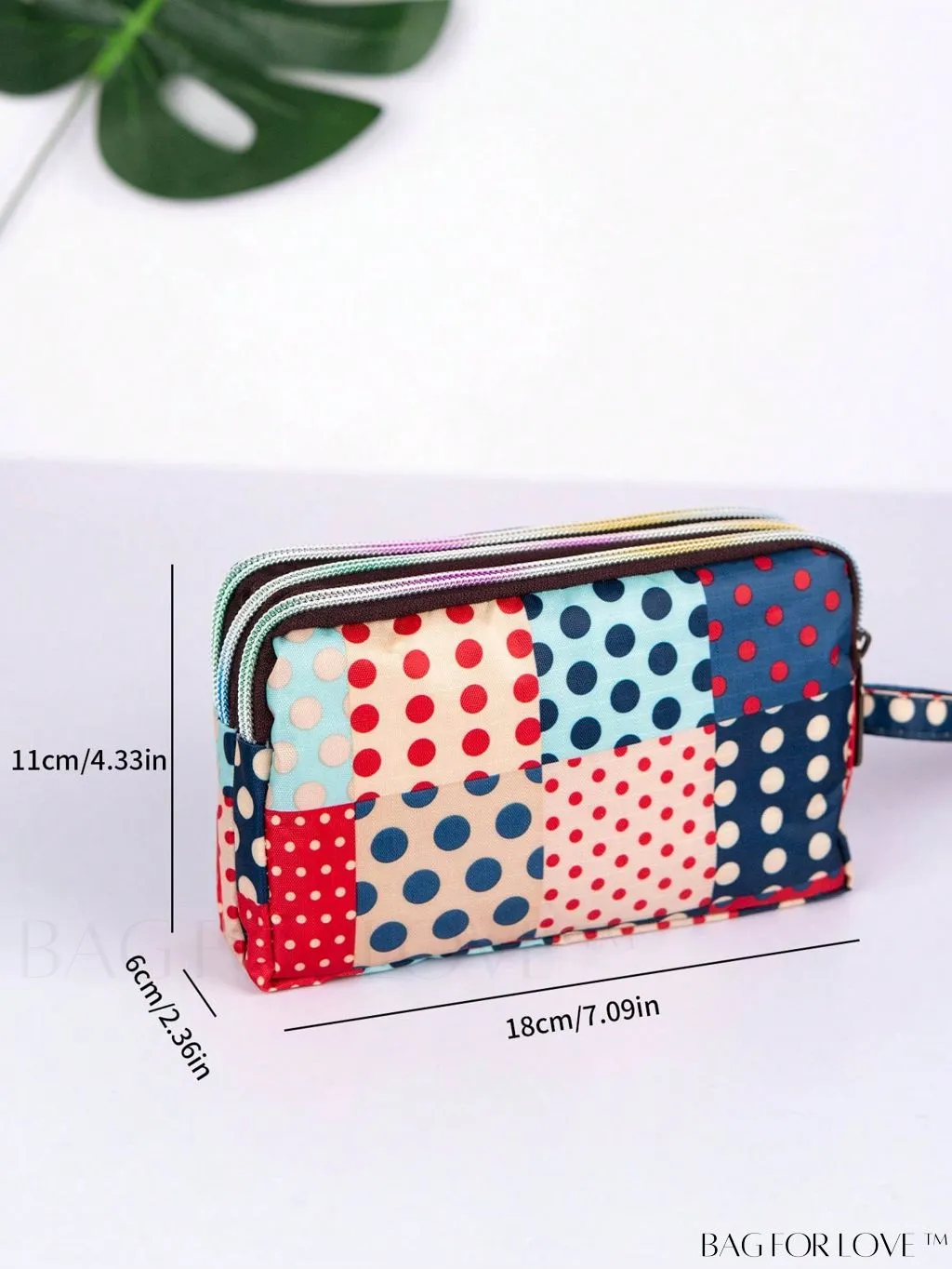 BagForLove - Stylish Floral Print Long Wallet: Waterproof, Zippered & Spacious Coin Purse