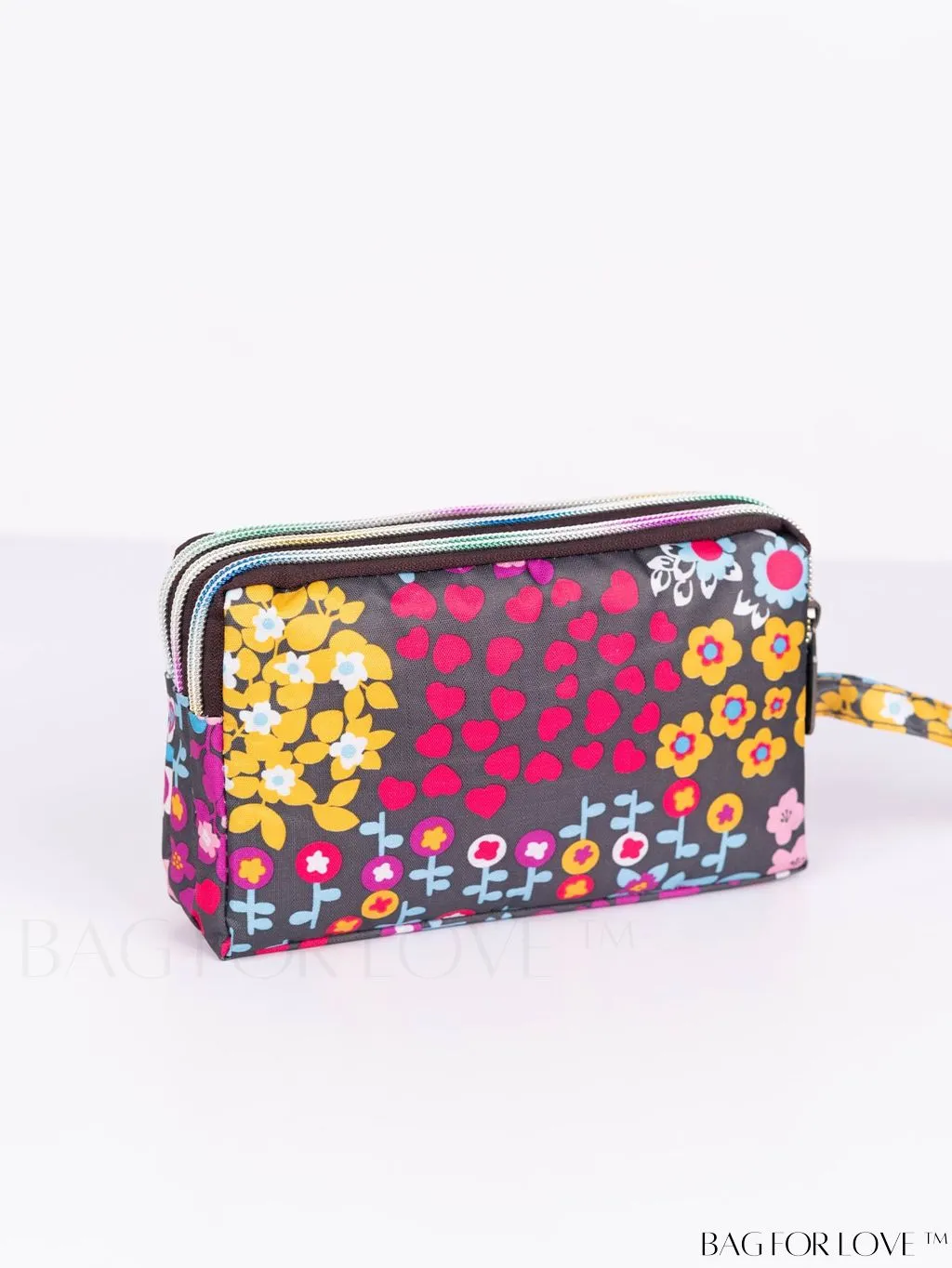 BagForLove - Stylish Floral Print Long Wallet: Waterproof, Zippered & Spacious Coin Purse