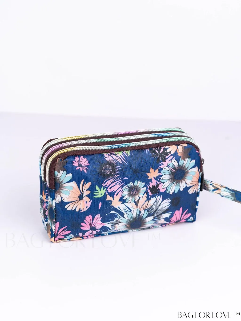 BagForLove - Stylish Floral Print Long Wallet: Waterproof, Zippered & Spacious Coin Purse