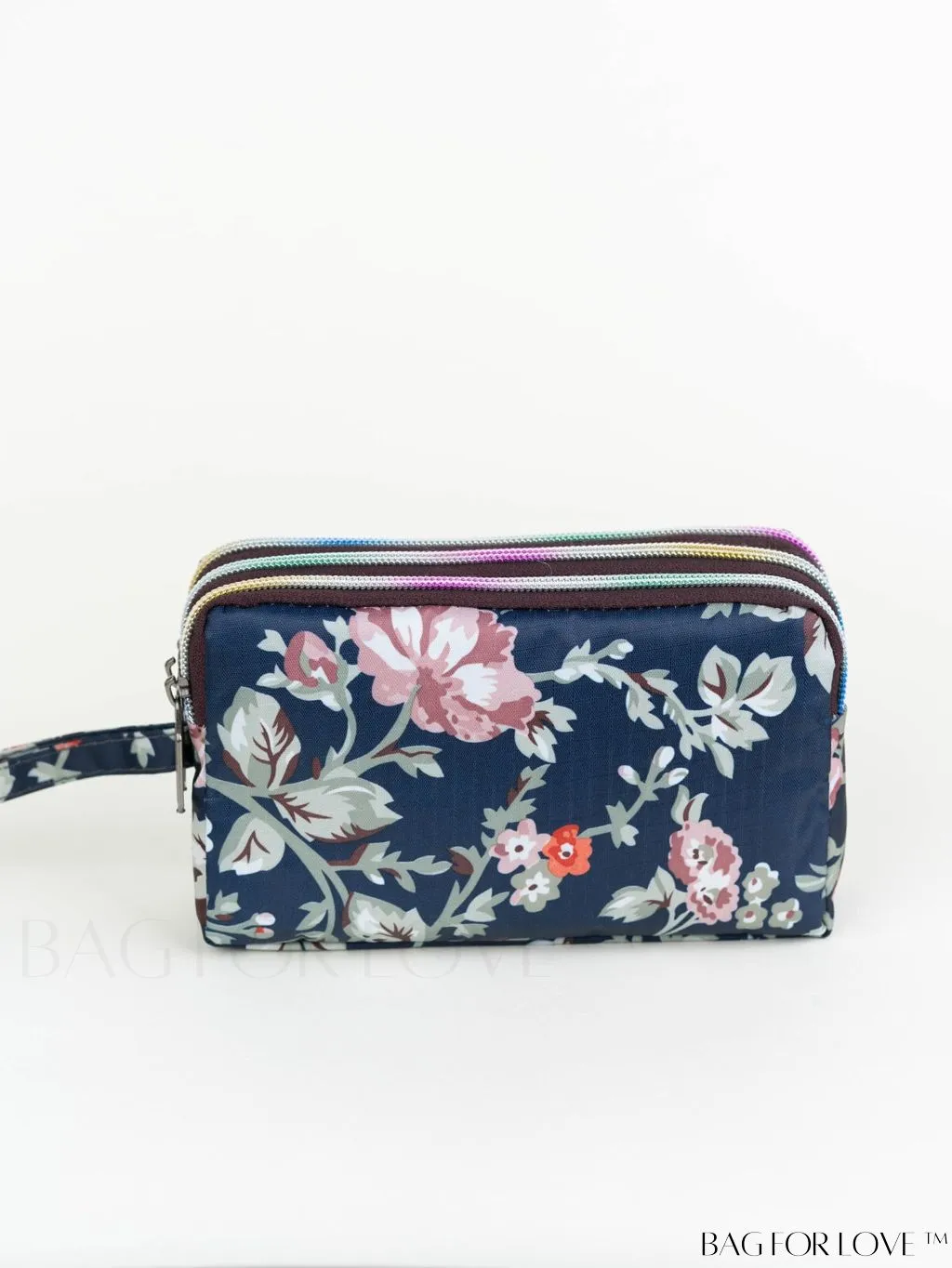 BagForLove - Stylish Floral Print Long Wallet: Waterproof, Zippered & Spacious Coin Purse
