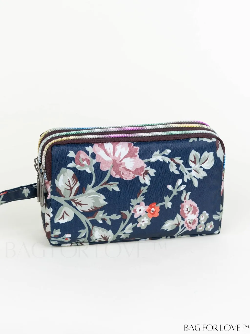 BagForLove - Stylish Floral Print Long Wallet: Waterproof, Zippered & Spacious Coin Purse