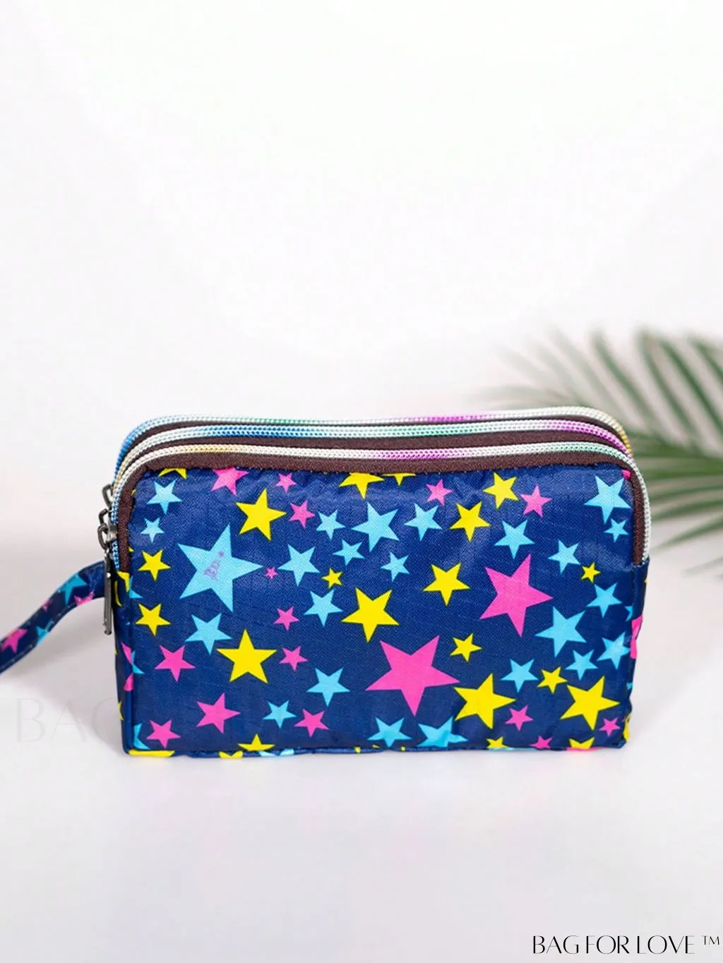 BagForLove - Stylish Floral Print Long Wallet: Waterproof, Zippered & Spacious Coin Purse