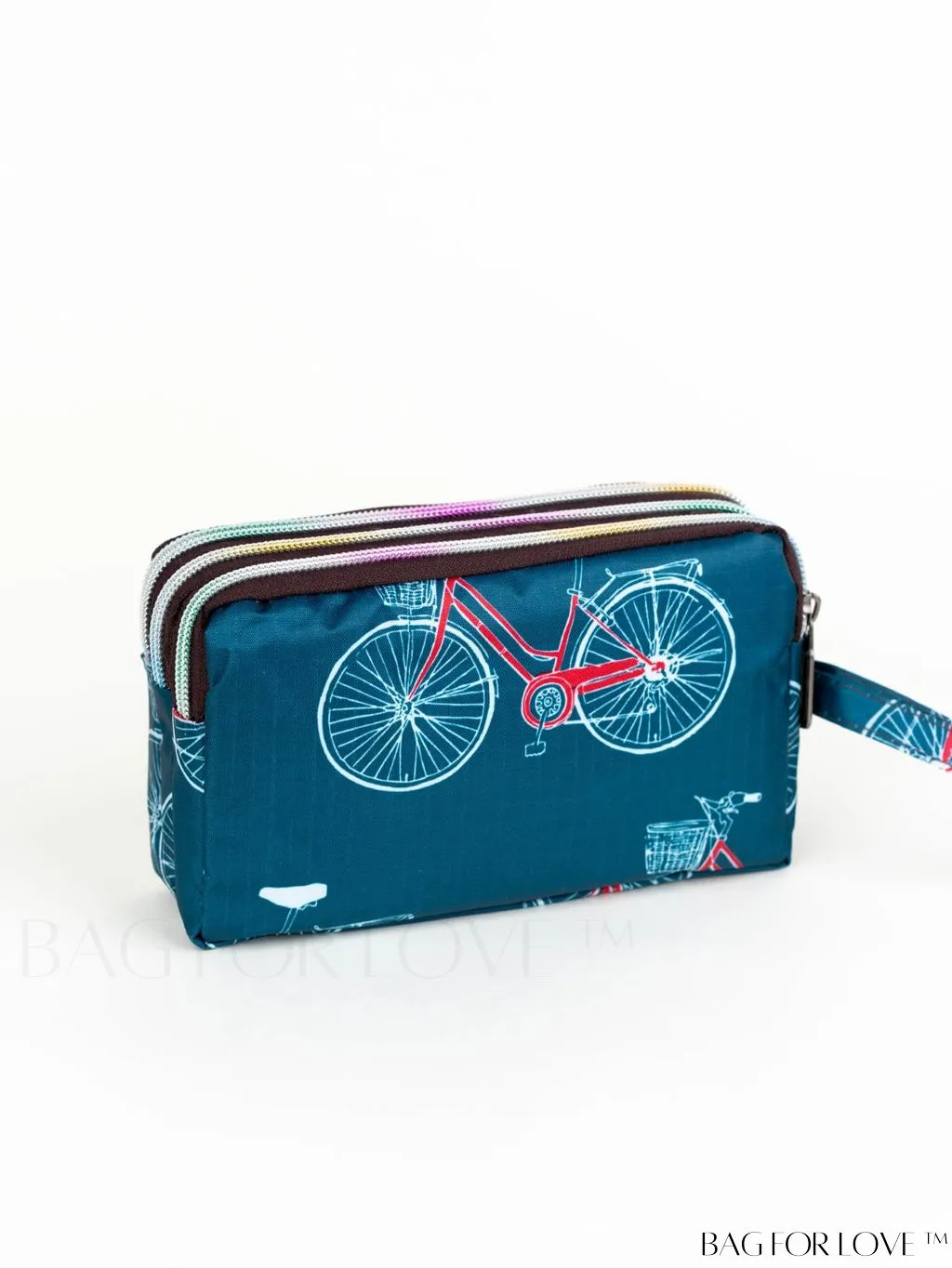 BagForLove - Stylish Floral Print Long Wallet: Waterproof, Zippered & Spacious Coin Purse