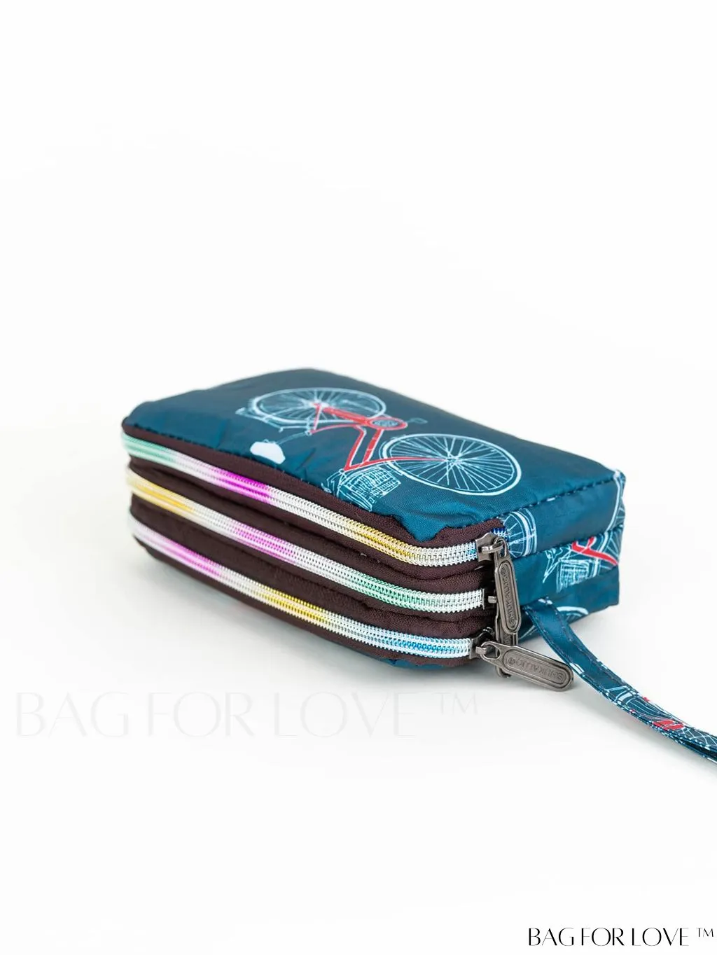 BagForLove - Stylish Floral Print Long Wallet: Waterproof, Zippered & Spacious Coin Purse