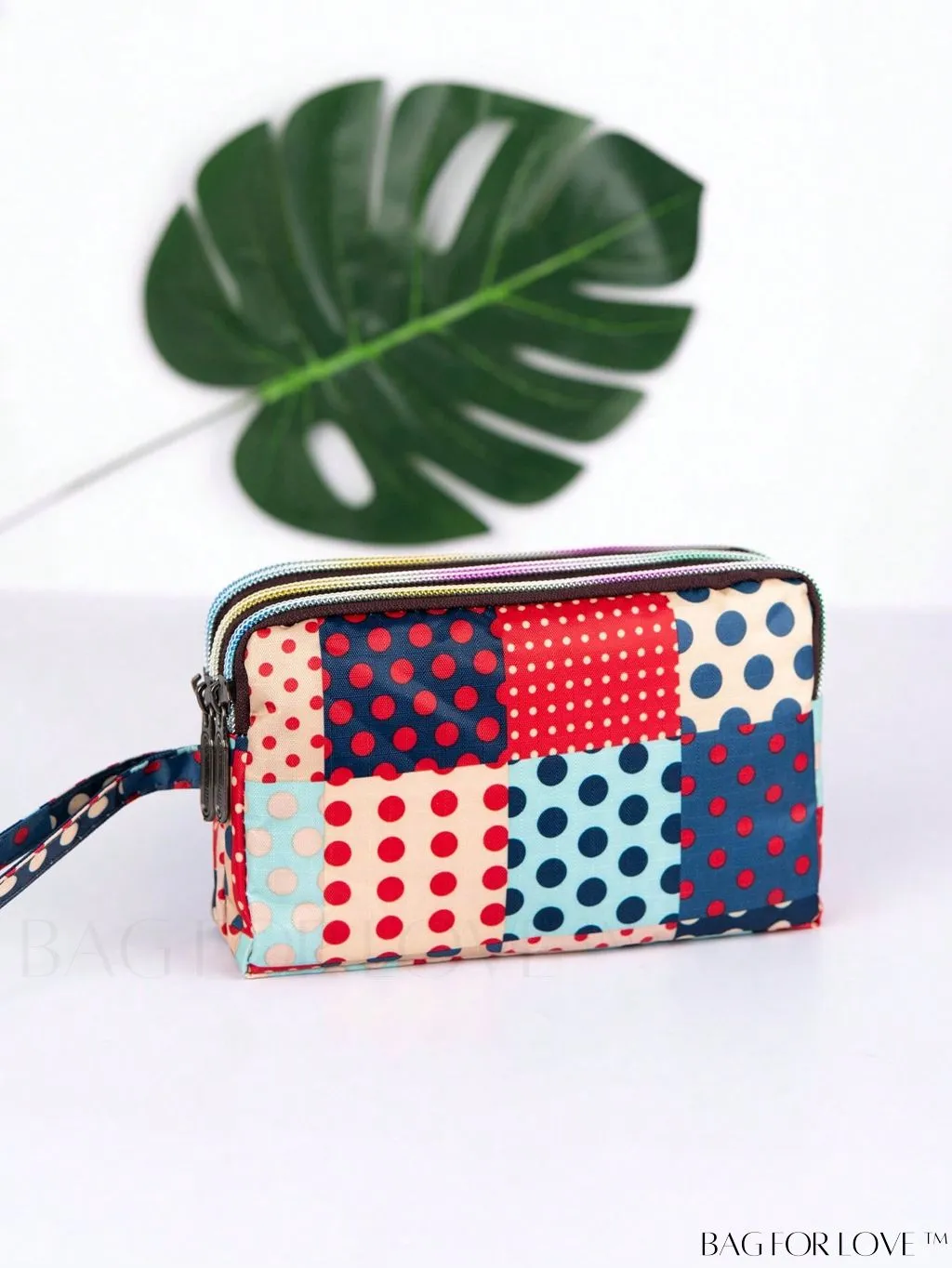 BagForLove - Stylish Floral Print Long Wallet: Waterproof, Zippered & Spacious Coin Purse
