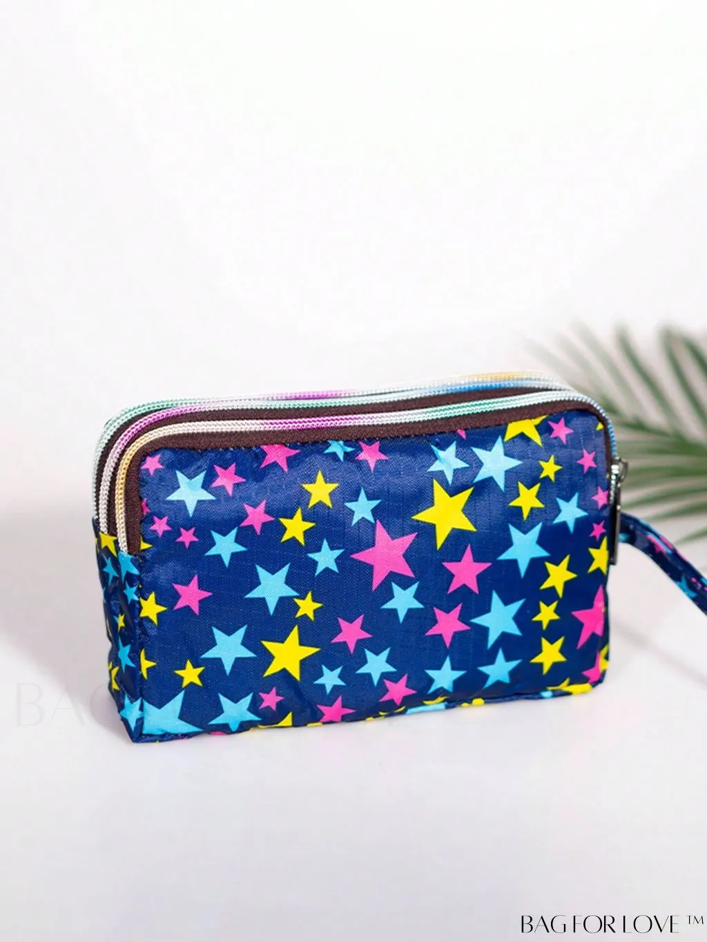 BagForLove - Stylish Floral Print Long Wallet: Waterproof, Zippered & Spacious Coin Purse