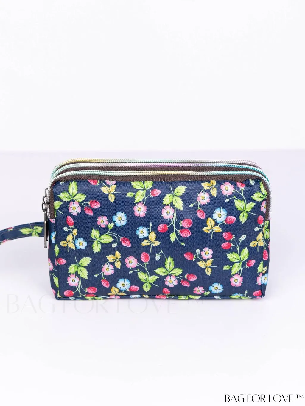 BagForLove - Stylish Floral Print Long Wallet: Waterproof, Zippered & Spacious Coin Purse