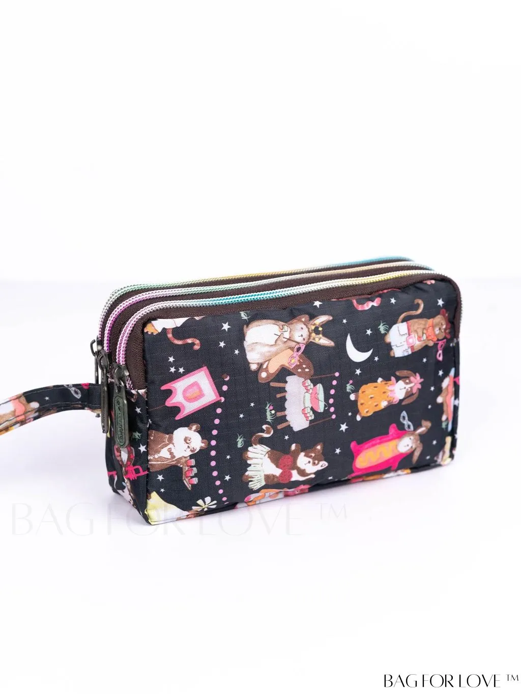 BagForLove - Stylish Floral Print Long Wallet: Waterproof, Zippered & Spacious Coin Purse