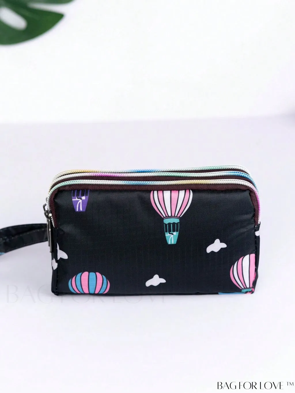 BagForLove - Stylish Floral Print Long Wallet: Waterproof, Zippered & Spacious Coin Purse