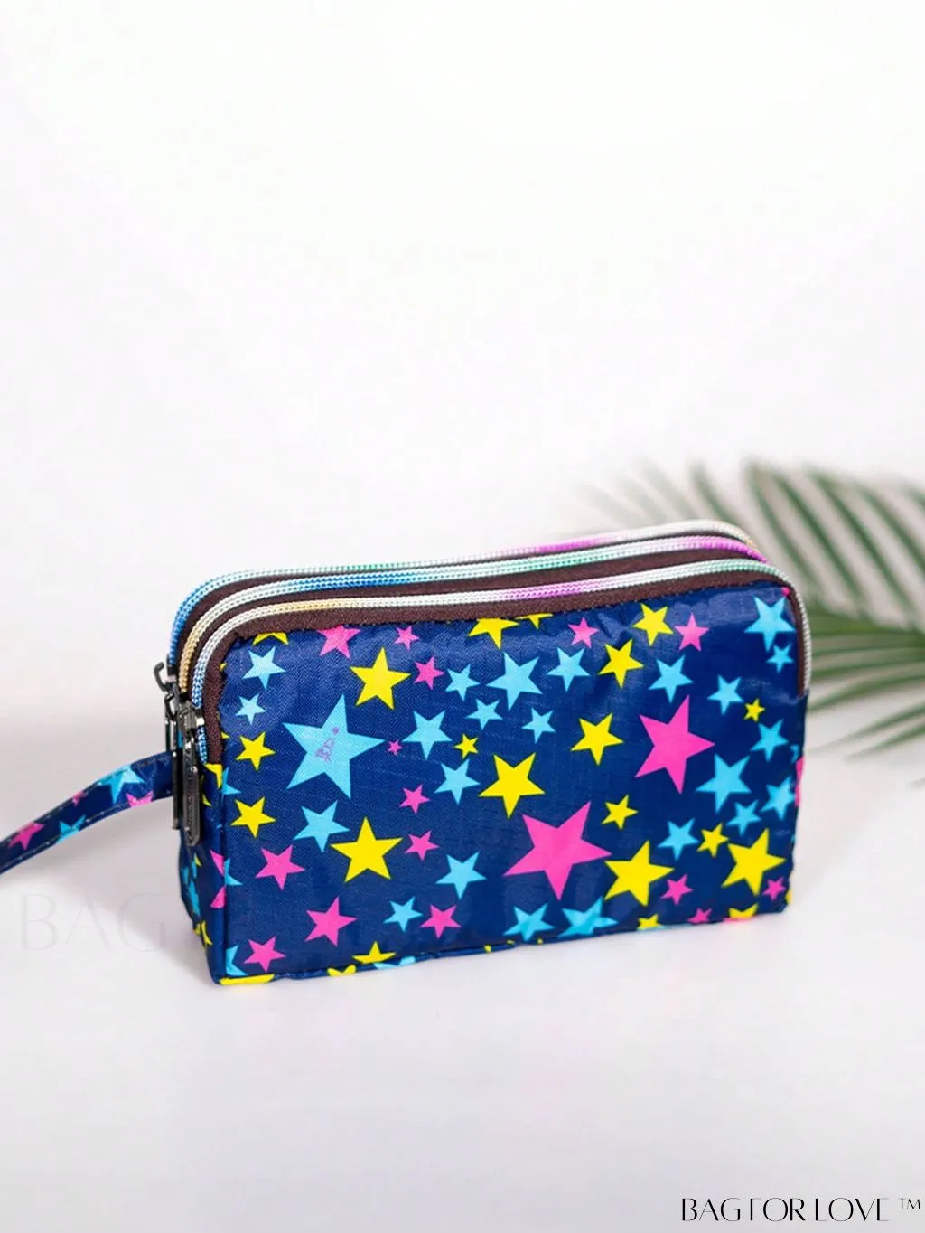 BagForLove - Stylish Floral Print Long Wallet: Waterproof, Zippered & Spacious Coin Purse