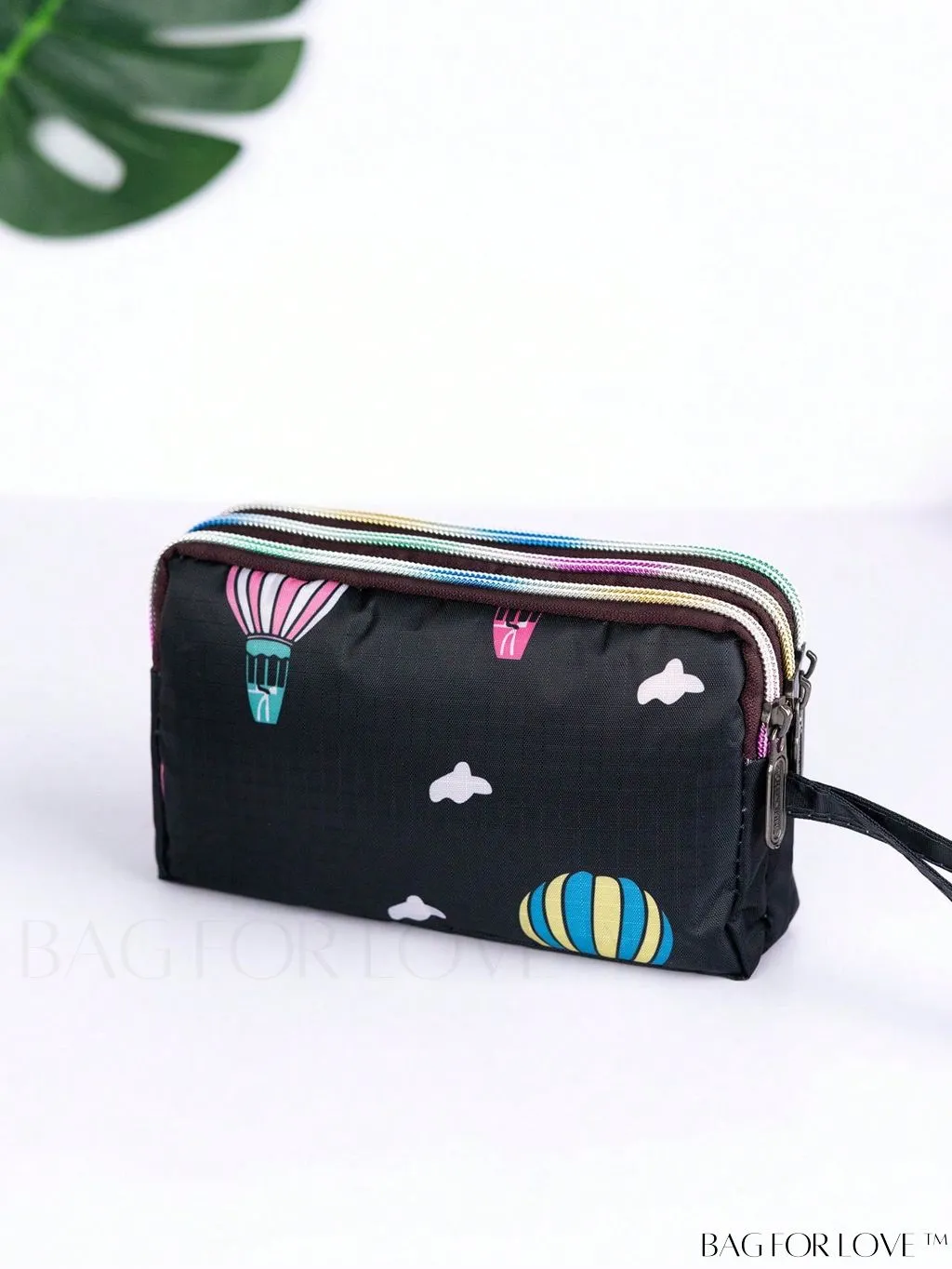 BagForLove - Stylish Floral Print Long Wallet: Waterproof, Zippered & Spacious Coin Purse