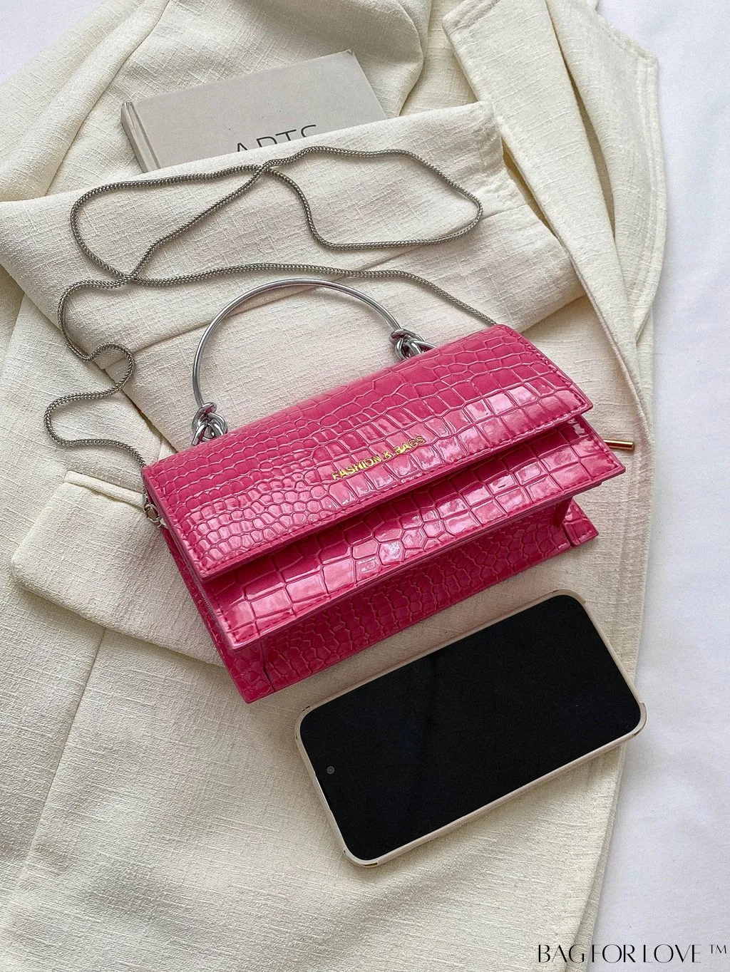 BagForLove - Stylish Party-ready Handbag in Solid Color