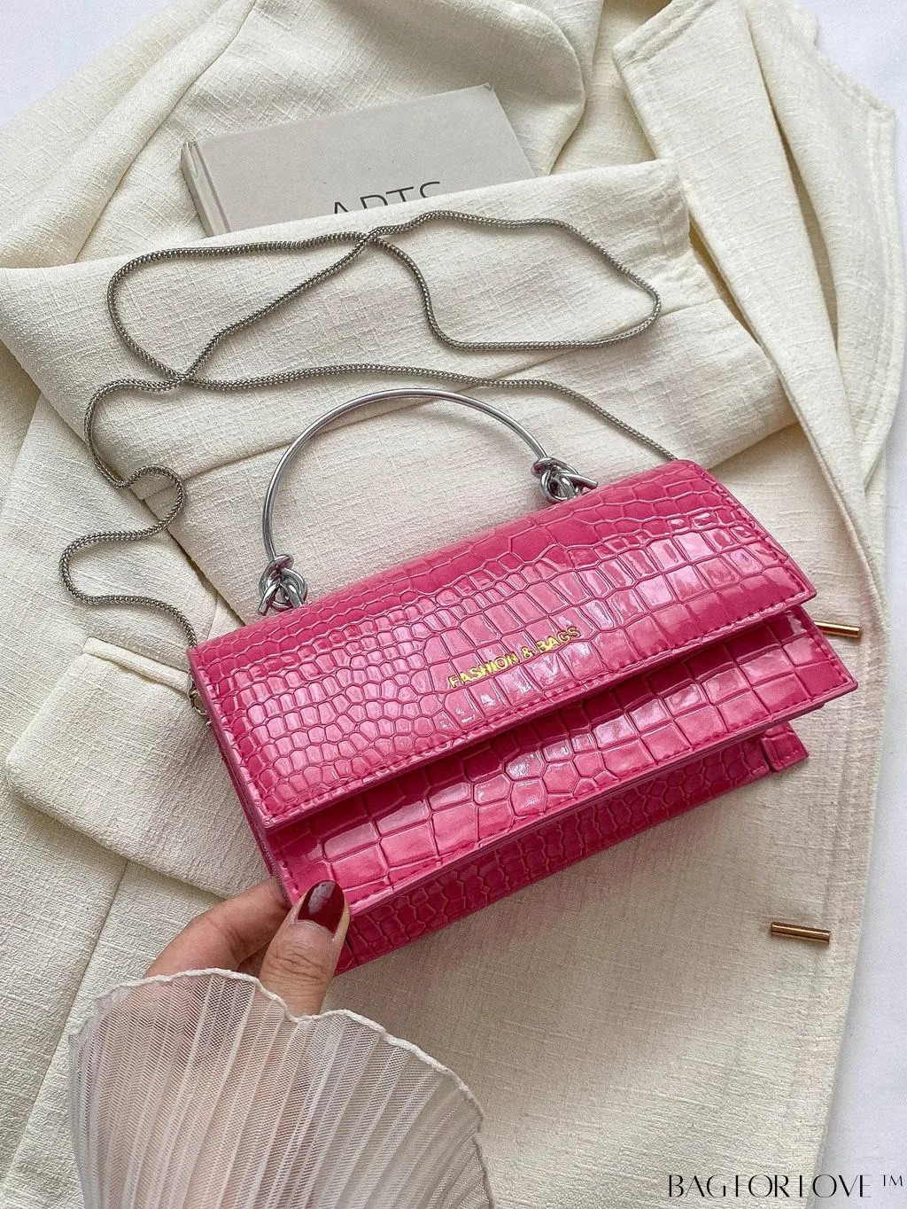 BagForLove - Stylish Party-ready Handbag in Solid Color