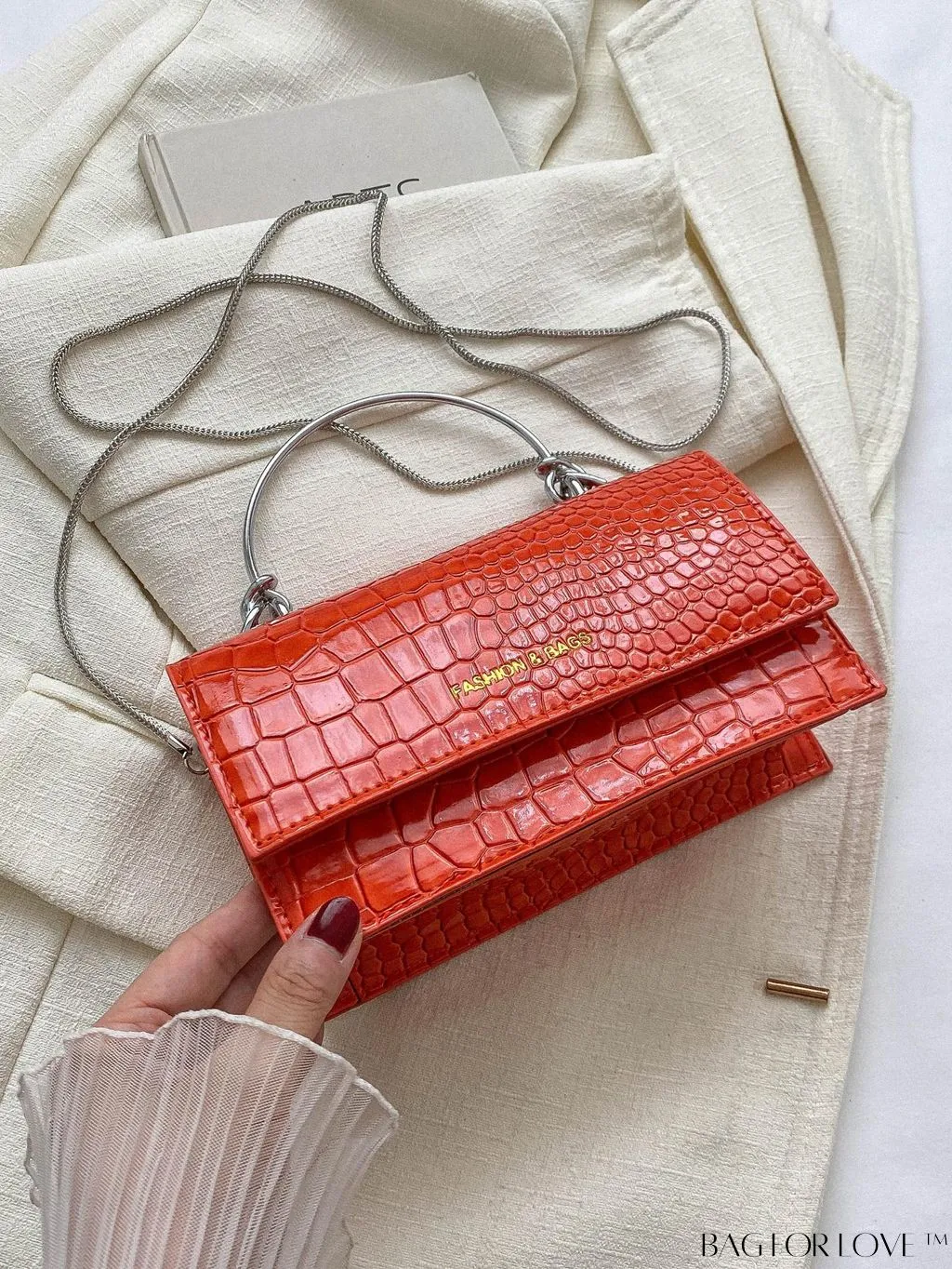 BagForLove - Stylish Party-ready Handbag in Solid Color
