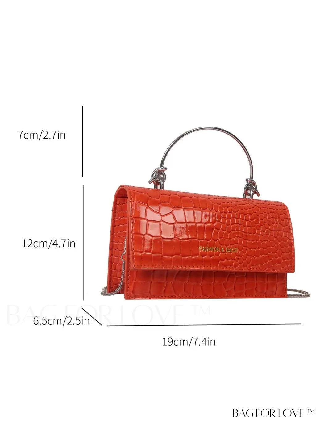 BagForLove - Stylish Party-ready Handbag in Solid Color