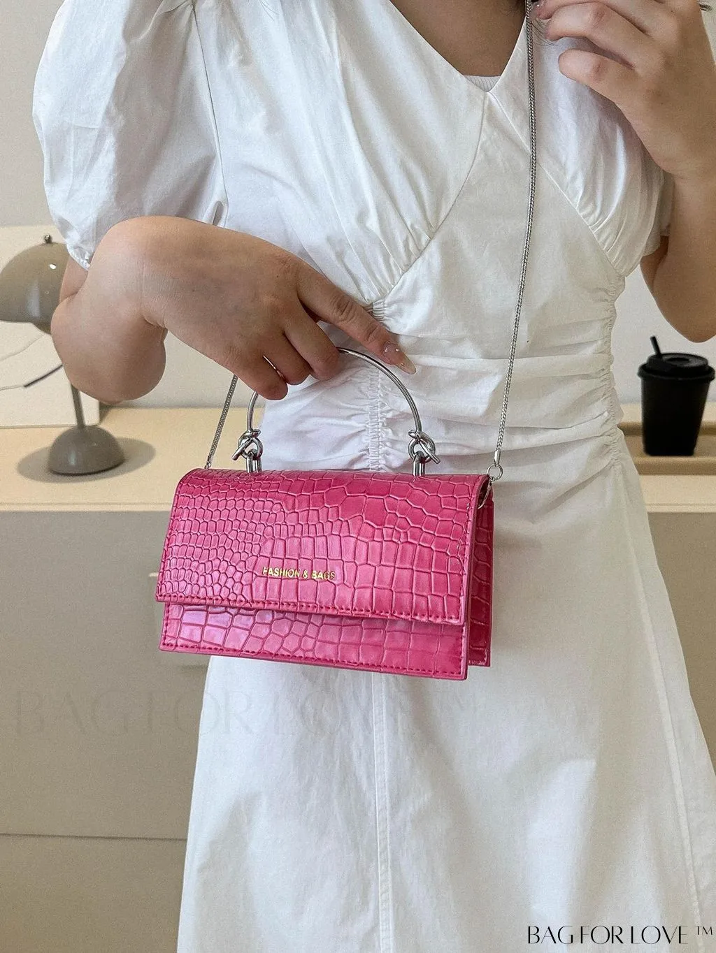 BagForLove - Stylish Party-ready Handbag in Solid Color