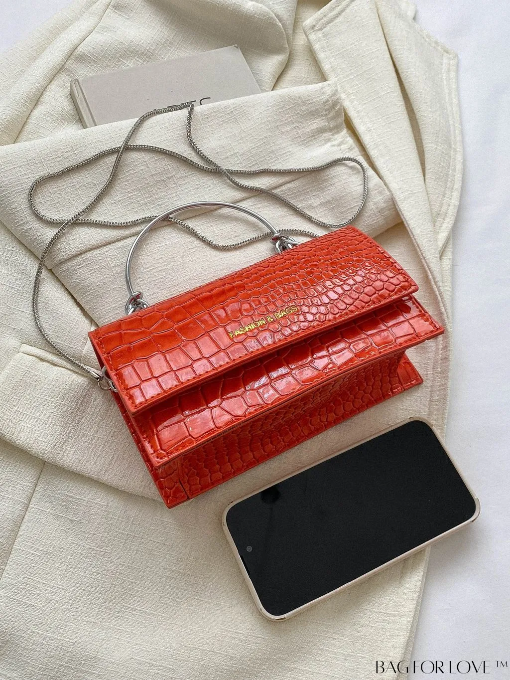 BagForLove - Stylish Party-ready Handbag in Solid Color
