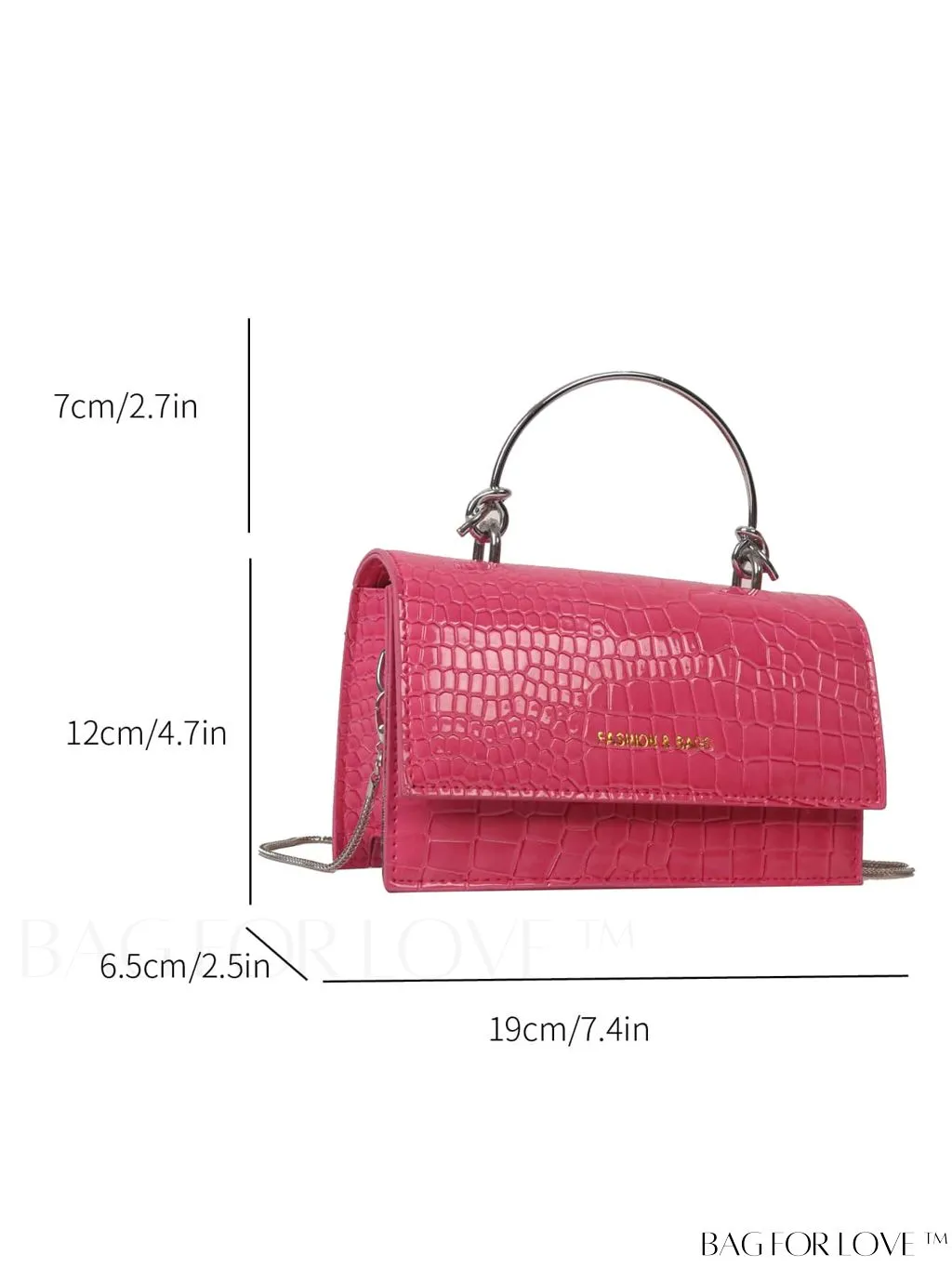 BagForLove - Stylish Party-ready Handbag in Solid Color