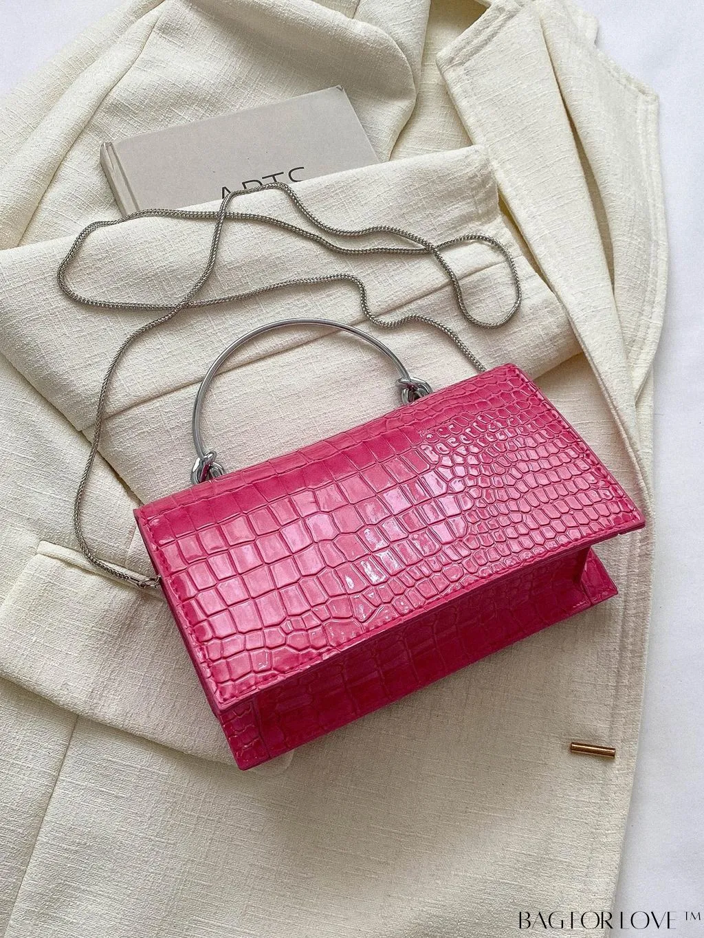 BagForLove - Stylish Party-ready Handbag in Solid Color