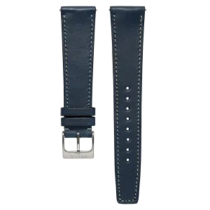 Baltic Stitched Strap - Light Blue Calf Skin