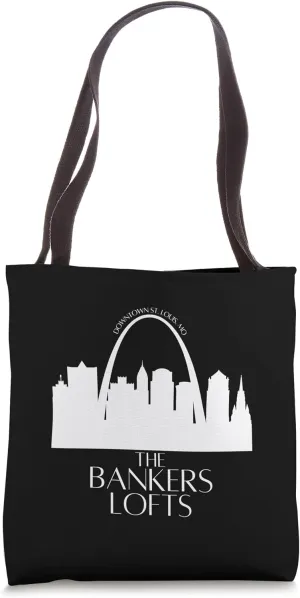 Bankers Lofts Classic Skyline Logo Tote Bag