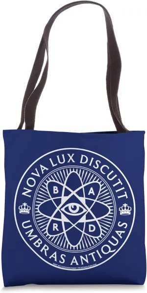 B.A.R.D. Atomic Eye Latin White Logo Tote Bag