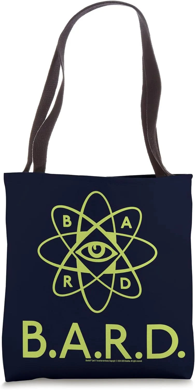 B.A.R.D. British Atomic Light Green Logo Tote Bag