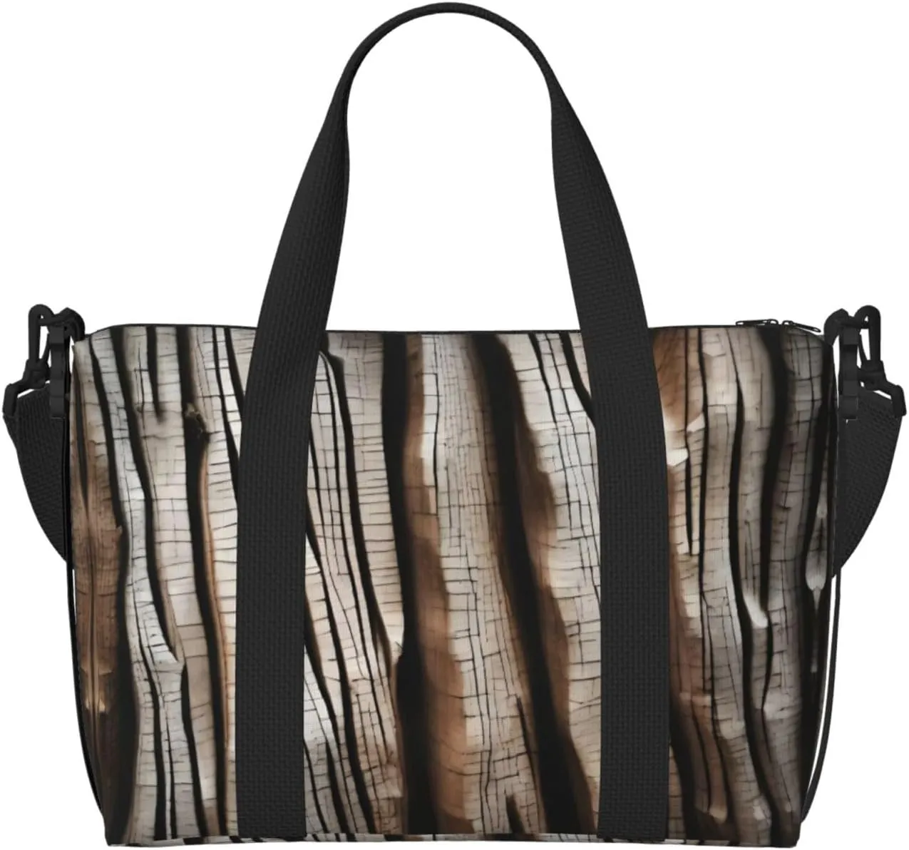Bark Wrinkles Travel Duffel Bag Tote Carry On Luggage Bag Water Resistant Weekender Overnight Bags For Foldable