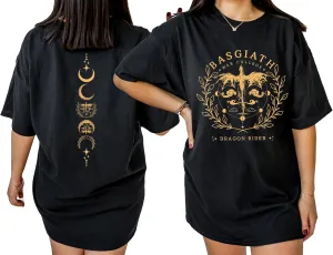 Basgiath War College Shirt - Fourth Wing Book Dragon Rider Rebecca 2 Sided T-Shirt