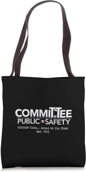 Bastille Day French Revolution Robespierre Guillotine Logo Tote Bag