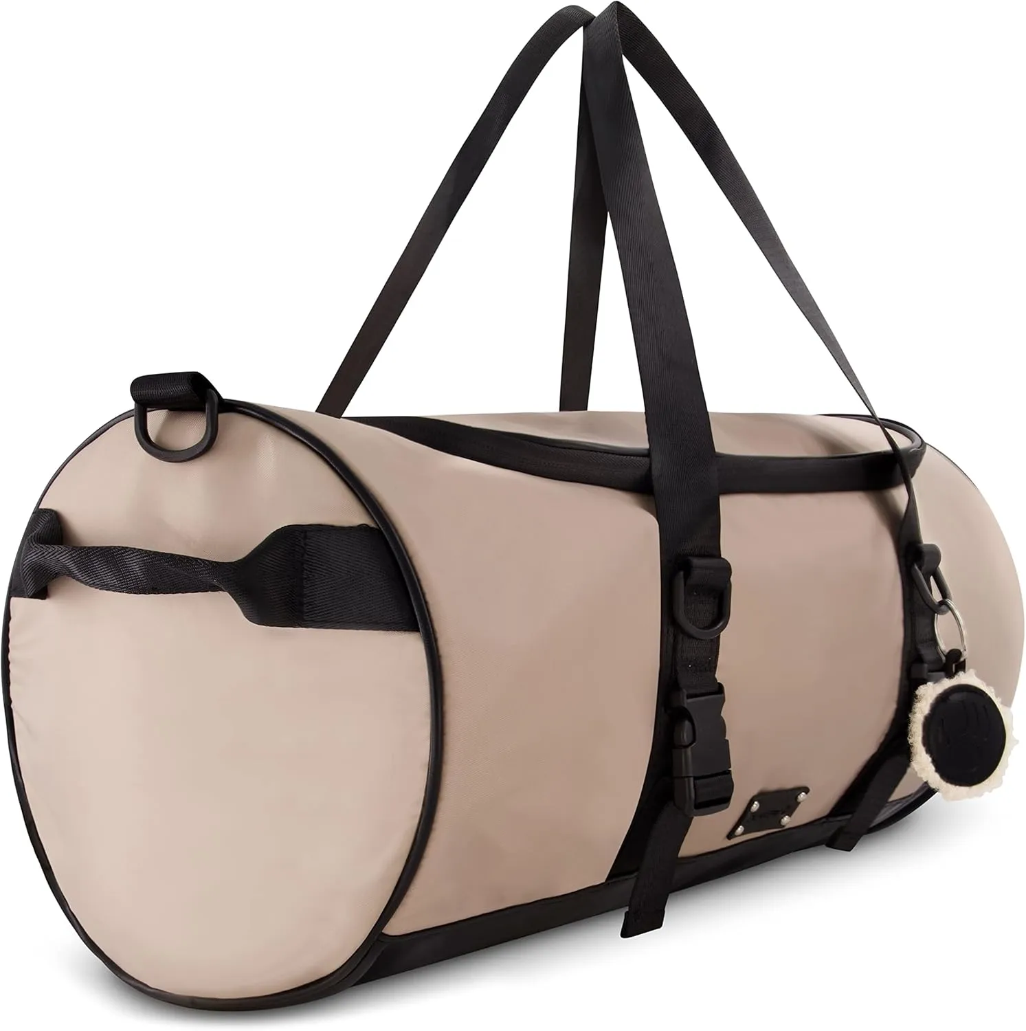 Bearpaw Women's Duffel Gym Bag - Carry on Bag for Workout, Sports, Overnight, Travel Essentials and Weekender Bags for Women - Perfect Travel Duffle Bag, Black