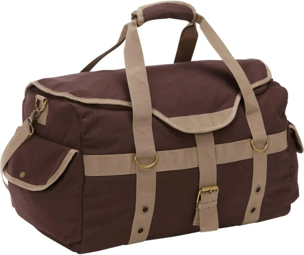 Bellino Expresso 19" Canvas Duffle (Brown)