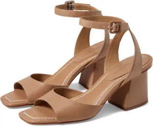 Bernardo Nyack - Heels for Women - Solid Block Heel - Leather Outsole - Ankle Strap - Buckle Closure