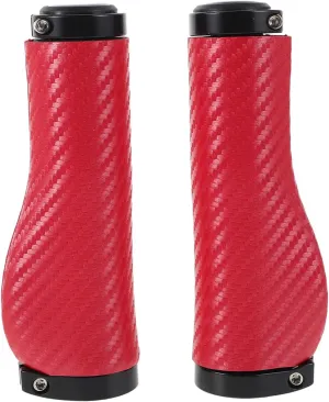 BESPORTBLE 1 Pair Mountain Bike Handlebar Grips: 22.2 Mm Anti-Slip Pu Leather Handle Grip for Shock-Absorbing - Hand-Sewn Covers for Cycling Adventures