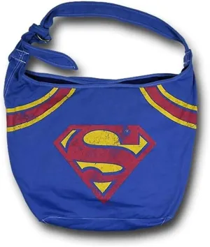 Bioworld DC Comics Superman Logo Hobo Bag