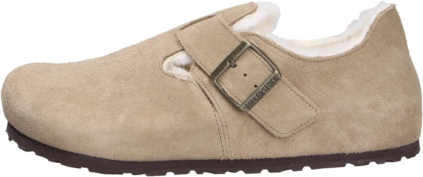 Birkenstock Unisex London Shearling Suede Shoes