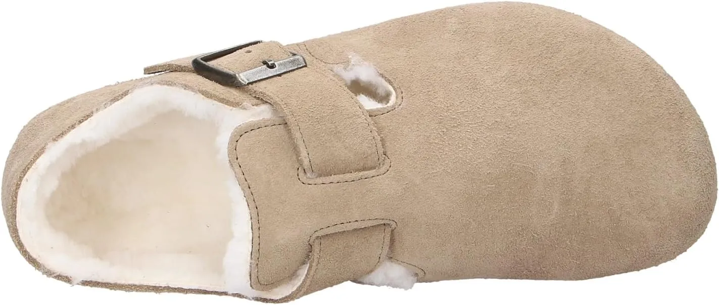 Birkenstock Unisex London Shearling Suede Shoes