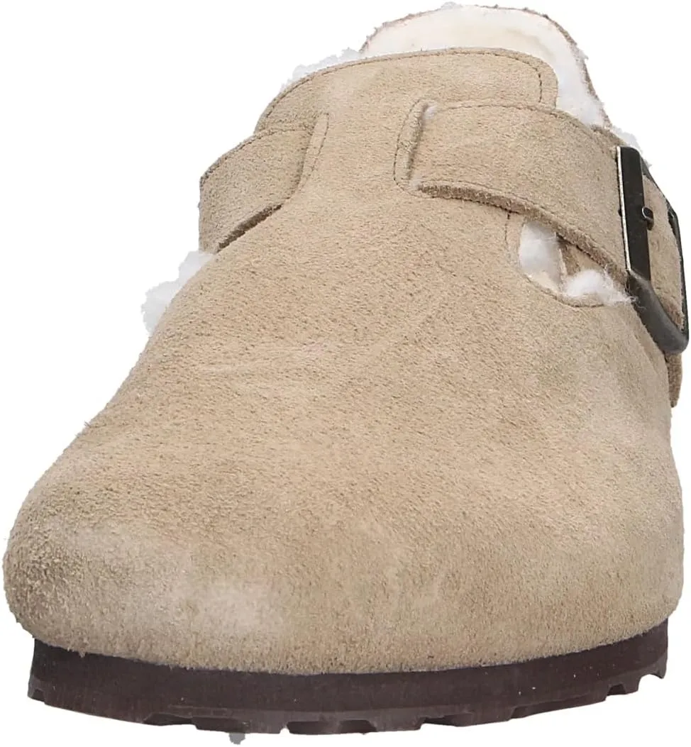 Birkenstock Unisex London Shearling Suede Shoes