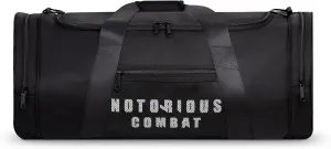 BJJ Jiu Jitsu Duffel Backpack - Wet Compartment for Gi, Rashguard, or Shoes - Martial Arts Gear, Boxing, and MMA (Black/Combat Green)