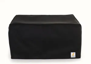 Black Nylon Cover Compatible with Canon ImageFORMULA CR-120 Check Scanner, Double Stitched and Waterproof Dust Cover by Perfect Dust Cover LLC