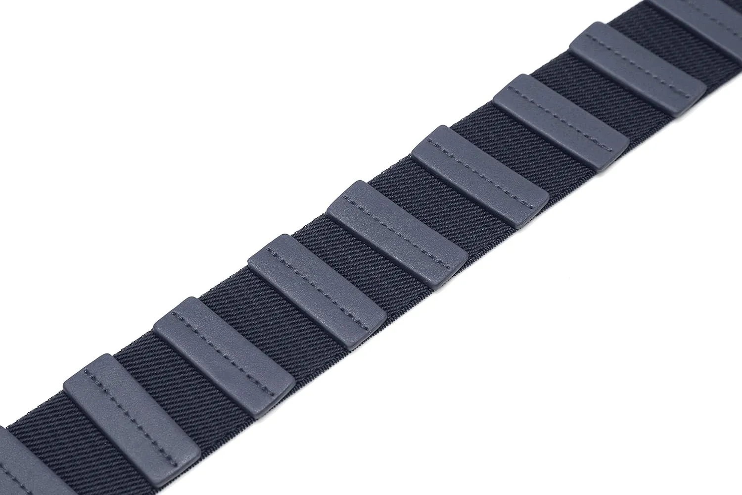 BlackButterfly Wide Elastic Stretch Retro Metal Interlock Buckle Belt