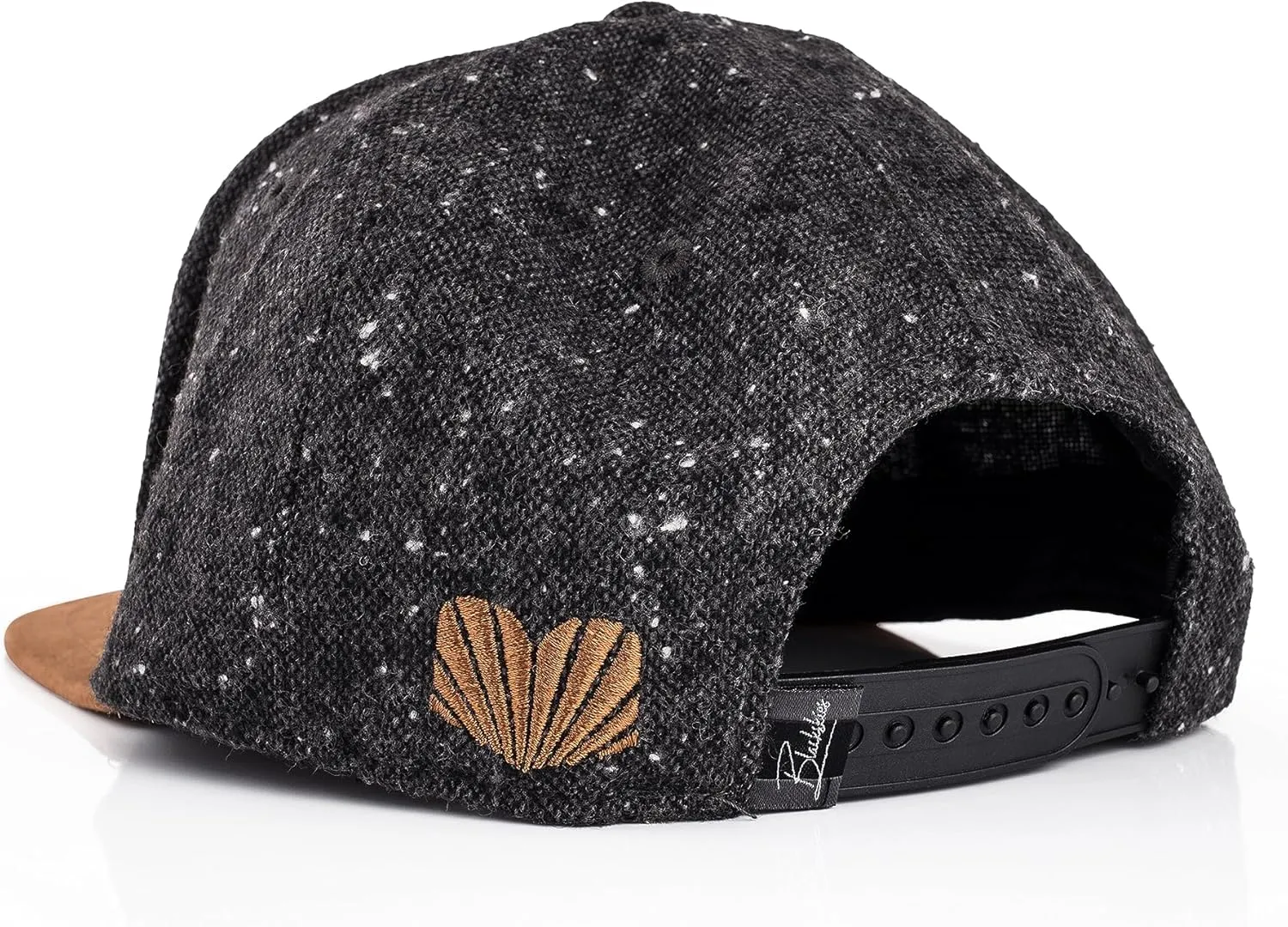 Blackskies Port Snapback Cap | Unisex Baseball Hat Cap Faux Suede Visor Suede