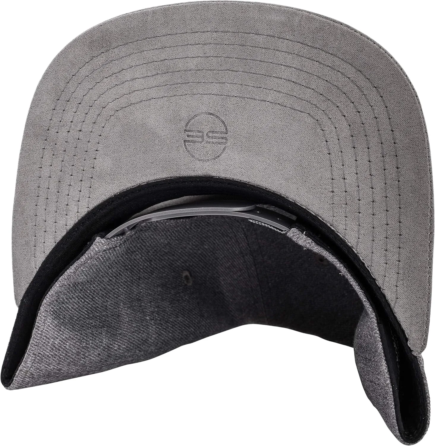 Blackskies Port Snapback Cap | Unisex Baseball Hat Cap Faux Suede Visor Suede