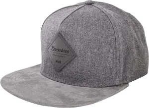 Blackskies Port Snapback Cap | Unisex Baseball Hat Cap Faux Suede Visor Suede